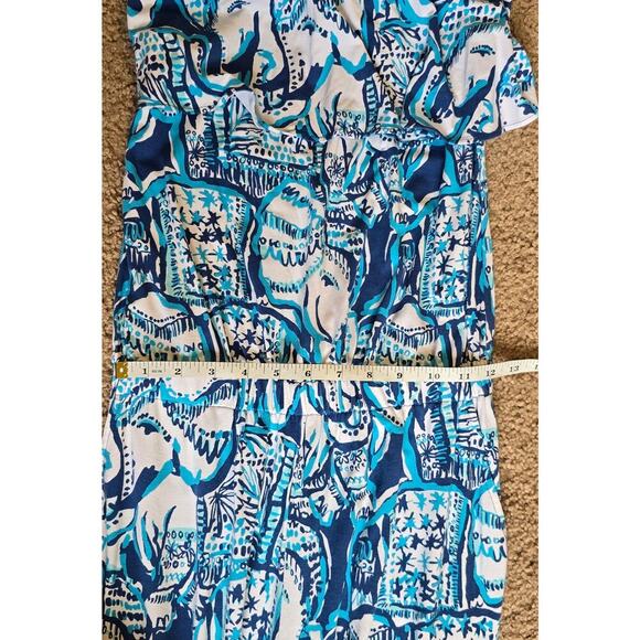 Lilly Pulitzer Ailsie Jumpsuit Indigo Keep on Trunkin - Picture 11 of 13